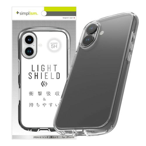 iPhone 16�� [LIGHT SHIELD] �׷�ۼ� �ϥ��֥�åɥ��ꥢ������ ���ꥢ Simplism(����ץꥺ��) �ȥ�˥ƥ� TR-IP24M2-LD-CLCL ����� ���ե� 2026 £��ʪ �ץ쥼��� �� �� ����� �ڥ����ե�