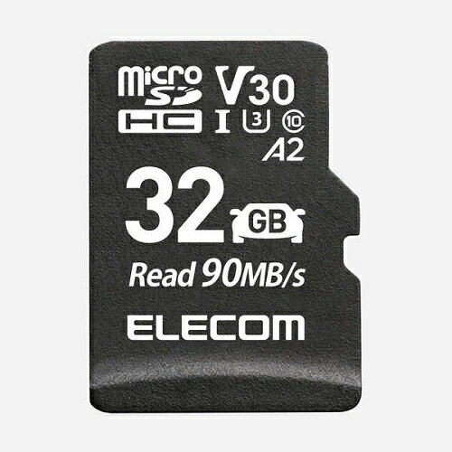 ドライブレコーダー用 microSDHCメモリーカード 32GB エレコム MF-DRMR032GU13