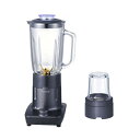 ジュースミキサー&ミル 1000ml ガラスボトル ダイヤルスイッチ式 グレー テスコム TMX55A-H