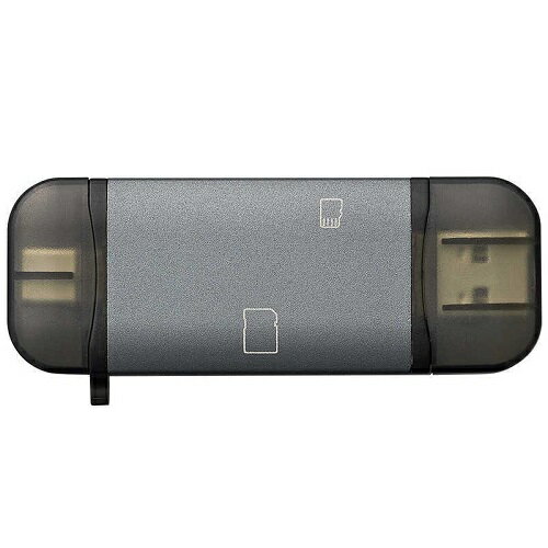 USB3G1 Type?C&Aアルミカードリーダー/グレー ナカバヤシ CRW-DC3SD76GY USB3G1 Type?C&Aアルミカードリーダー/グレー ナカバヤシ CRW-DC3SD76GY
