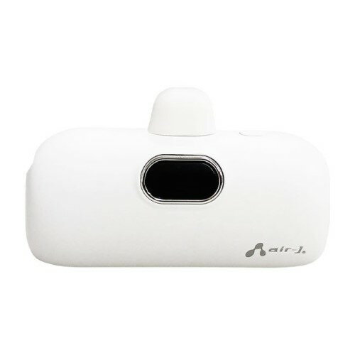 直挿しモバイルバッテリー PD20W 5000mAh (USB-C) ホワイト AIR-J MB-T5000PD2 WH 直挿しモバイルバッテリー PD20W 5000mAh (USB-C) ホワイト AIR-J MB-T5000PD2 WH