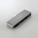 USB Type-C ドッキングステーション ハブ 4-in-1 PD 55W出力 USB-C×1/USB-A×1/HDMI×1/3.5mm4極ステレオミニ×1 シルバー エレコム DST-C25SV(2)