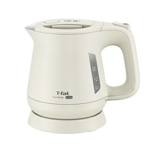 電気ケトル アプレシア ロック 0.8L アイボリー ティファール KO640AJP 新生活 一人暮らし 引っ越し 新生活応援 単身