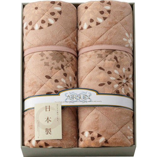 吸湿発熱わた入り 国産やわらかタッチ敷パット2P 100×205cm L9054598