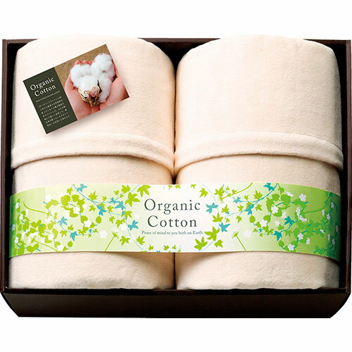 素材の匠 オーガニックコットン綿毛布2P 140×200cm OGC-30075 L9048538