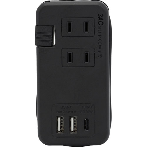 STAR★LIGHT USB付きモバイルタップ(PD付) C5150148