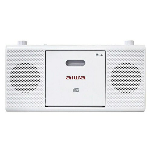 CDラジオ（ホワイト） アイワ GAA4-RCD0001-WH