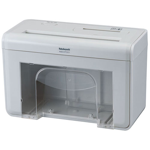 ナカバヤシ パーソナルシュレッダ デスクトップ ライトグレー NSE-DTC01LG