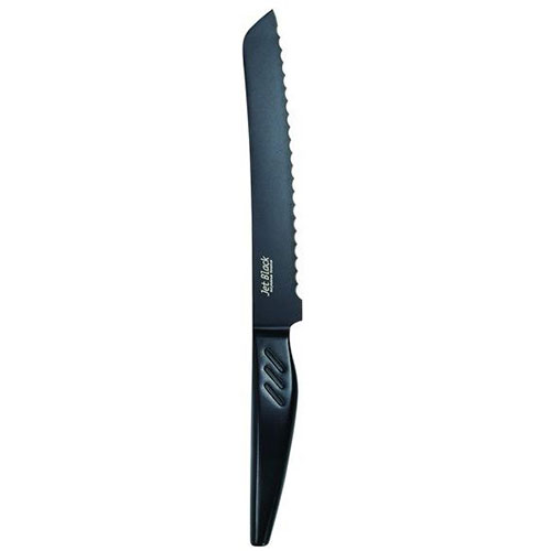Jet Black パン切り包丁 Jet Black パン切り包丁 製品サイズ(約) : 全長325×幅35×20mm 製品重量(約) : 104g 表面加工 ふっ素樹脂粉体塗装 刀身 : ステンレス鋼(モリブデンバナジウム含有) 刃の形状 : 片刃 ハンドル : ステンレス鋼 生産国 : 中国Jet Black パン切り包丁 Jet Black パン切り包丁 製品サイズ(約) : 全長325×幅35×20mm 製品重量(約) : 104g 表面加工 ふっ素樹脂粉体塗装 刀身 : ステンレス鋼(モリブデンバナジウム含有) 刃の形状 : 片刃 ハンドル : ステンレス鋼 生産国 : 中国