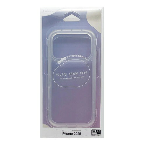 樂天商城 - iPhone17 Pro ケース カバー ソフトケース TPU fluffy shape case 耐衝撃吸収 ストラップホール ホワイト テレホンリース 9028IP5BTPWH 母の日 ギフト 2026 贈り物 プレゼント 母 父 父の日 ペアギフト