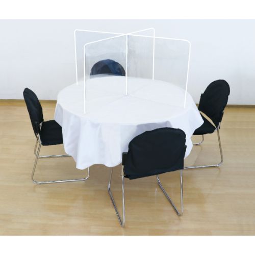 【5個セット】 ARTEC 飛沫防止十字型卓上パーテーション 正方形タイプ ATC51228X5 新生活 一人暮らし ..