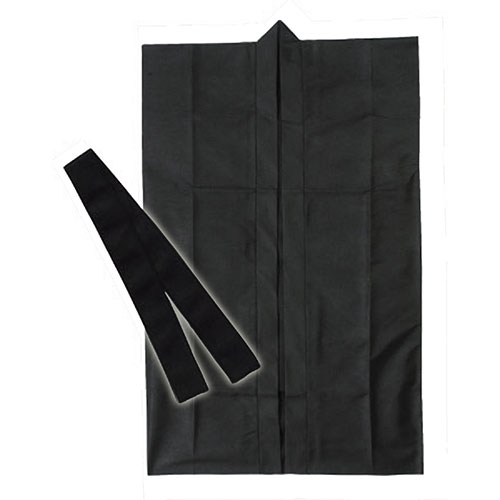 【20個セット】 ARTEC ロングハッピ不織布 黒 J(ハチマキ付) ATC1166X20 【20個セット】 ARTEC ロングハッピ不織布 黒 J(ハチマキ付) ATC1166X20