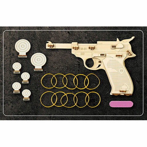 【5個セット】 ARTEC 木製単発式輪ゴム銃 ATC58194X5 新生活 一人暮らし 引っ越し 新生活応援 単身