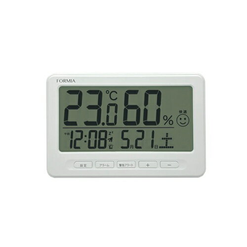 温度計・湿度計 ホワイト 保土ヶ谷電子販売 HO-006