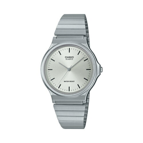 CASIO - アナログ腕時計 CASIO Collection STANDARD シンプルデザイン 生活防水 シルバー カシオ MQ-24D-7EJH 父の日 ギフト 2026 贈り物 プレゼント 母 父 ペアギフト