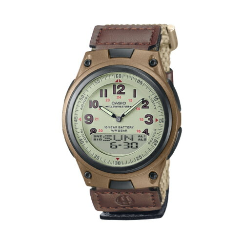 【P2倍】 デジタル＆アナログ腕時計 CASIO Collection STANDARD 5気圧防水 メンズ クロスバンド カシオ AW-80V-5BJF 父の日 ギフト 2026 贈り物 プレゼント 母 父 ペアギフト