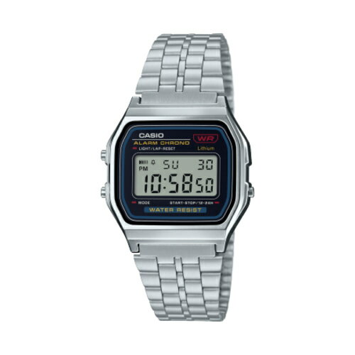 F, H, W - 【P2倍】 デジタル腕時計 CASIO Collection STANDARD 生活防水 メタルバンド カシオ A159WA-N1JH 父の日 ギフト 2026 贈り物 プレゼント 母 父 ペアギフト
