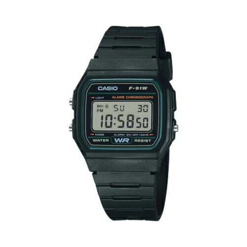樂天商城 - 【P2倍】 デジタル腕時計 CASIO Collection STANDARD 生活防水 メンズ ブラックベース グリーン カシオ F-91W-3JH 母の日 ギフト 2026 贈り物 プレゼント 母 父 父の日 ペアギフト