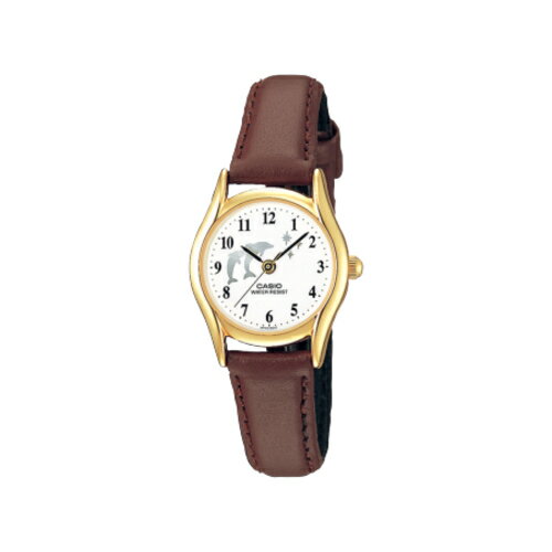 其它 - アナログ腕時計 CASIO Collection STANDARD 生活防水 レディース レザー イルカモチーフ カシオ LTP-1094Q-7B9RJH 母の日 ギフト 2026 贈り物 プレゼント 母 父 父の日 ペアギフト