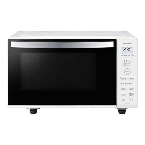 電子レンジ 17L フラット ヘルツフリー 東日本・西日本対応 ホワイト 東芝 ER-S17Y-W