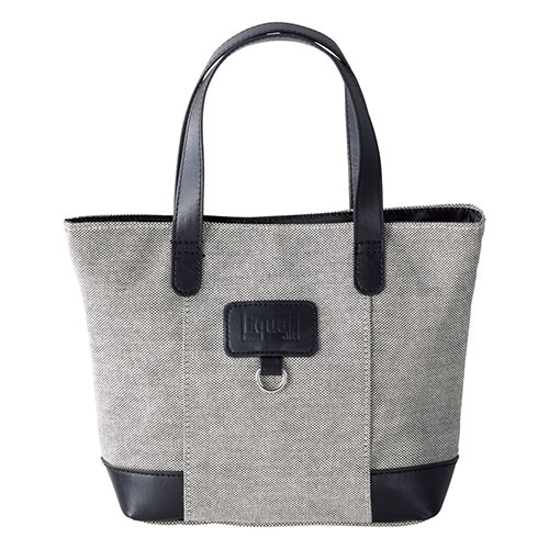 ジュンコ コシノ イコール エルガリー手提げバッグ 20×27×7.5cm マグネット開閉式 ブラック K60214418