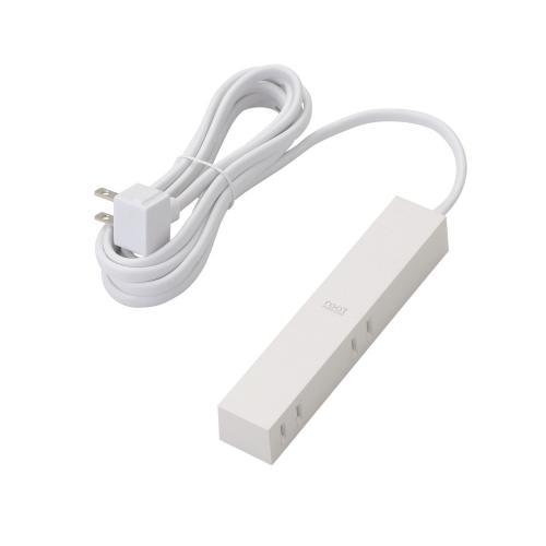 エレコム デザインタップ“roo’t”(2ピン・4個口) AVT-D3-2425WH