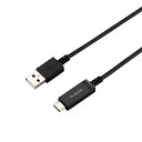 エレコム スマートフォン用USBケーブル/USB2.0/(Type-C-Aメス)/認証品/温度検知機能付/1.2m/ブラック MPA-AC12SNBK(2)