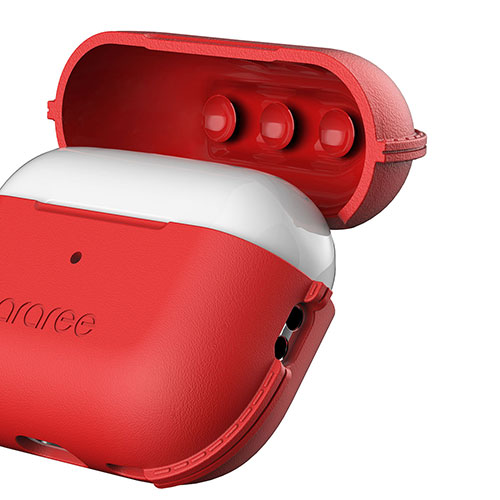 araree ソフトケース POPS for AirPods Pro(第2/1世代) レッド AR25042APP2