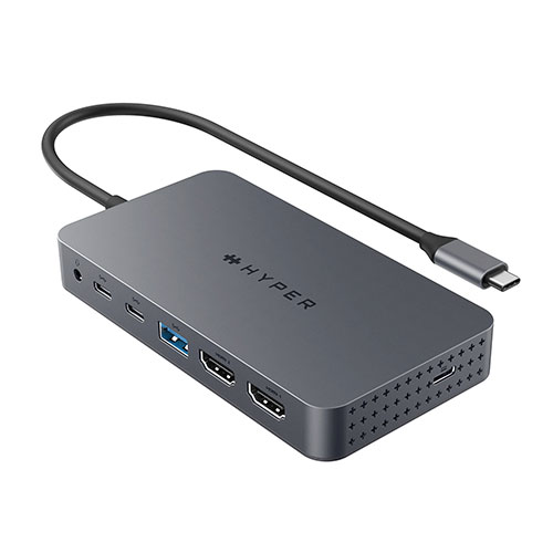 HYPER ハイパー HyperDrive Next Dual 4K HDMI 7 Port USB-C ハブ HP-HD7002GL