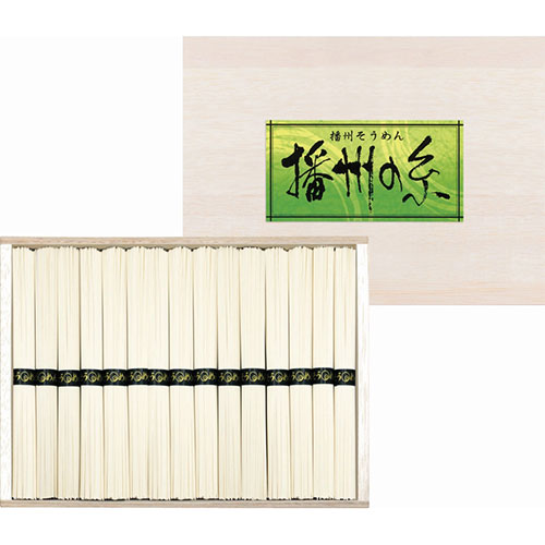 【3個セット】 播州の糸 播州そうめん(木箱入) B2083119X3 b-surprise2-10159094 Bサプライズ 楽天市場店 パッケージ画像
