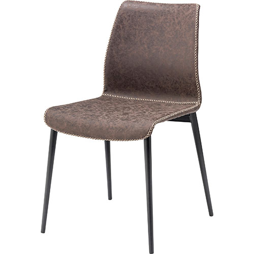チェアサイズ : W47.5×D57.5×H82.5×SH45cm カラー : ブラウン 素材 : スチール(粉体塗装) ソフトレザー 原産国 : 中国組立 : 組立式 付属工具 : 六角レンチ 組立人数 : 1人 組立時間 : 15分 静的耐荷重 : 80kg