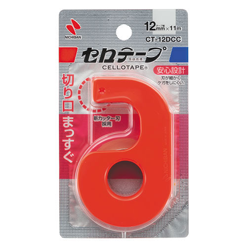 使いやすさはそのままに、テープの切り口がまっすぐきれい。セロテープ小巻カッターつき〈まっすぐ切れるタイプ〉新登場!従来の「セロテープ小巻カッターつき」の使いやすさはそのままに、テープの切り口がまっすぐきれい。 ●封かんやラッピング作業が簡単、きれいに仕上がります。 ●テープをはがす時に縦裂けしにくくなります。詰め替え用テープには、幅18mm長さ13m以下の小巻セロテープをご使用ください。 ●詰め替え推奨製品:CT-12S、CT-12S2PN、CT-15S、CT-15S2PN、CT-18S、CT-18S2PN●色 : クリムゾンレッド ●セロハン-ゴム系 ●セロハンは天然素材、巻心は再生紙 ●生産国 : 日本