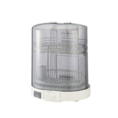 メーカー：象印マホービンJAN：4974305232625型番：EY-KC50(WA)■商品説明■●扉はスライド式なので扉前の空間も有効利用できます。標準食器5人分入ります。●シンク・かご・はし立てはもちろん、扉・本体・底が分解して洗えます。（乾燥ユニットを除く）●お湯のみからビアグラスまでカップの高さに応じて上かごの高さが2段階に調節できます。（高さ16cmまで）■仕様■・外形寸法 幅×奥行×高さ（約cm）:41×34×51（とびら開時最大幅41.5） ・本体質量（約kg）:4.1 ・電源:交流100V 50/60Hz ・消費電力（W）:290 ・付属品:排水ホース ・コードの長さ:1.8m