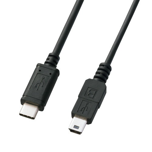 サンワサプライ USB2.0TypeC-miniBケーブル KU-CMB20