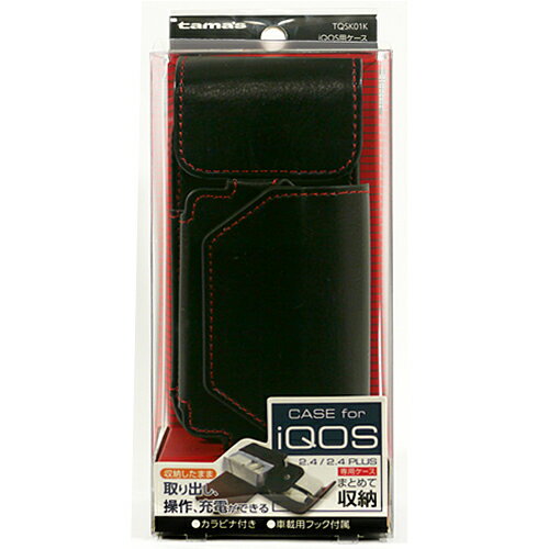 アイコス iqos ケース 多摩電子工業 tama's iQUS用ケース ブラック TQSK01K