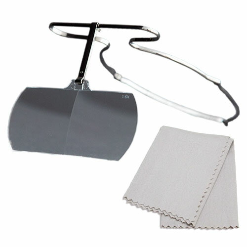 SABAE LOUPE さばえルーペ プレーン1.6倍 + 強力メガネくもり止めクロス くもらーず SLB-00116PL+AS-KU..