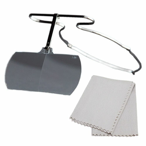 SABAE LOUPE さばえルーペ プレーン2.3倍 + 強力メガネくもり止めクロス くもらーず SLB-00123PL+AS-KU..