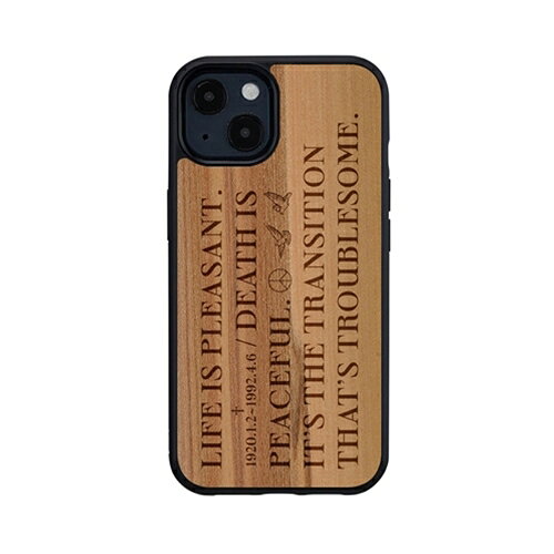 Rakuten - ikins 天然木ケース for iPhone 13 Life is… I21768i13 父の日 ギフト 2026 贈り物 プレゼント 母 父 ペアギフト