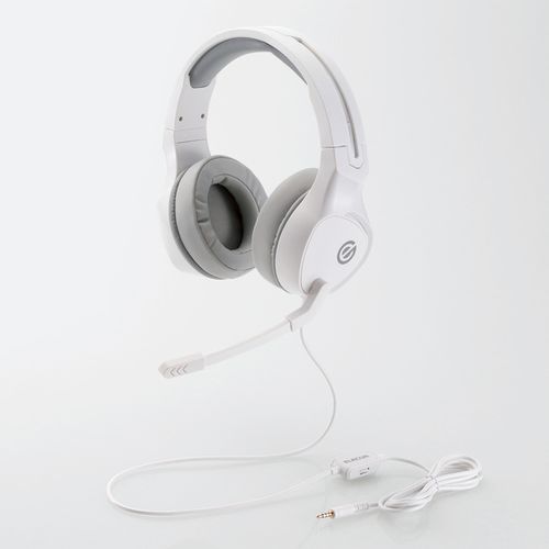 エレコム HS-G01WH ゲーミングヘッドセット 両耳オーバーヘッド 4極ミニプラグ 50mmドライバ 極厚イヤーパッド コントローラ付属(ホワイト) HSG01WH エレコム HS-G01WH ゲーミングヘッドセット 両耳オーバーヘッド 4極ミニプラグ 50mmドライバ 極厚イヤーパッド コントローラ付属(ホワイト) HSG01WH