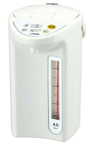 マイコン電動ポット 4.0L ホワイト タイガー PDR-G401 マイコン電動ポット 4.0L ホワイト タイガー PDR-G401
