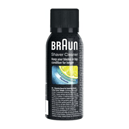 メーカー名:ブラウン BRAUN 型式:SC8000 JAN:4210201151302 サイズ:幅45×奥行45×高さ130mm 本体重量:約113g 原産国:ドイツ ・シェーバーの刃の手入れに便利なスプレータイプ。さわやかなシトラス系の香り。シェーバーをまるごと洗浄して、皮脂よごれをもれなく除去。刃の両パーツにスプレーすると、濡れたヒゲくずなどの汚れを取り除くことも。