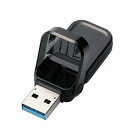 エレコム USBメモリー/USB3.1(Gen1)対応/フリップキャップ式/32GB/ブラック MF-FCU3032GBK(2)