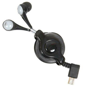 サンコー　iBud retractable earphone with microUSB　IBUDBL32