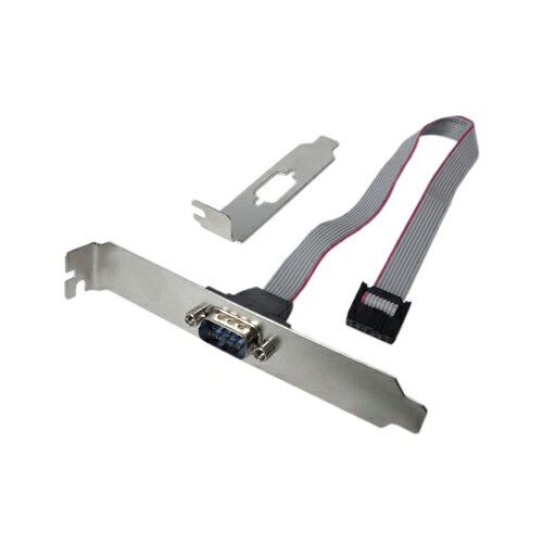 PCIブラケットRS232 PCIブラケットケーブル●PCI/PCI-E対応　ロープロ金具付