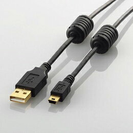 エレコム フェライトコア付きUSB2.0ケーブル U2C-MF30BK 母の日 ギフト 2026 贈り物 プレゼント 母 父 父の日 ペアギフト