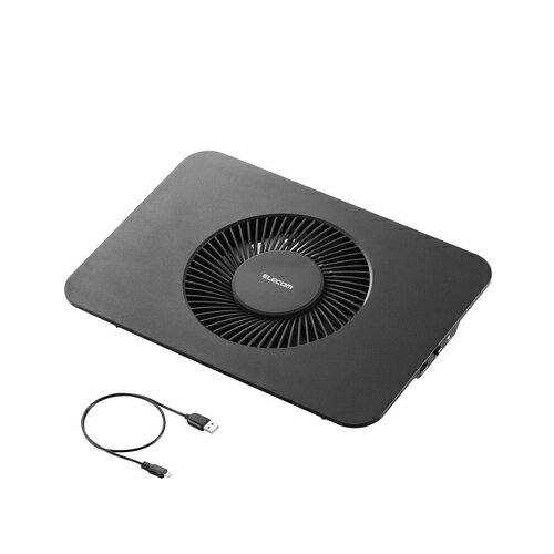 【スーパーSALE限定！MAX50％OFF】 エレコム ノートPC用クーラー(静音・強冷タイプ) SX-CL21LBK