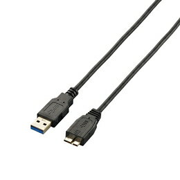 エレコム　極細USB3.0ケーブル(A-microB)　USB3-AMBX15BK