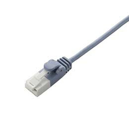 プロテクタと新素材コネクタ採用のダブル構造で通常の使用環境では絶対にツメが折れない。周波数帯域250MHzを保証するギガビット・イーサネットに対応。直径わずか3.5mmで狭い場所などに最適なカテゴリー6に準拠したスリムタイプのLANケーブル。※1000回の屈曲検査合格(当社検証)ツメ折れ防止プロテクタと屈曲に対する耐久性が高い新素材コネクタを採用したダブル構造で、通常の使用環境では絶対にツメが折れないLANケーブルです。※1000回の屈曲検査に合格(当社検証) ツメ折れによるケーブルの脱落が防げ、長期にわたってしっかりとLANポートに固定することができます。 1000BASE-TXや1000BASE-Tといったギガビットでも、安定したネットワーク環境を実現するカテゴリー6に準拠しています。 周波数帯域250MHzを保証し、ギガビット・イーサネットの高速通信に最適です。 直径3.5mmで狭い場所などでの配線に最適なスリムタイプです。 十字介在をなくしたツイストペア(ヨリ対線)仕様なので、柔らかく取り回しが簡単で、狭い場所での敷設も容易です。 隣接するポートに干渉することがないスリムコネクタを採用しています。 EUの「RoHS指令(電気・電子機器に対する特定有害物質の使用制限)」に準拠した環境にやさしい製品です。●カラー ブルー ●伝送速度 1Gbps ●インターフェイス RJ-45コネクター ●環境配慮事項 EU RoHS指令準拠 ●規格 Cat6準拠(10BASE-T/100BASE-TX/1000BASE-T/1000BASE-TX準拠) ●伝送帯域 250MHz ●ケーブル長 3.0m ●結線方式 ストレート結線 ●ヨリ対芯線(ツイストペアケーブル) ○ ●外部シース(被膜)材質 PVC ●導体構成 ヨリ線 ●コネクタ有無 両端コネクター付 ●スリムコネクタ ○ ●爪の折れないコネクタ ○ ●爪折れ防止カバー付コネクタ ○ ●パッケージ形態 アルミ箔袋+ステッカー ●ケーブル太さ 3.5mm ●芯数 8芯 ●モールド加工コネクタ ○