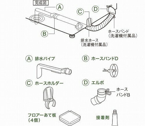 メーカー　パナソニック 型番　N-MH2 JAN　4984824610033 商品説明 ●全自動洗濯機設置場所の排水口が洗濯機の真下にある場合にご使用ください ●パナソニックのななめドラム洗濯乾燥機の設置におすすめします 仕様 ●設置いただく際のご注意 ・排水口の深さが80mm以上あること ・排水口の内径が36mm以上あること ・排水口の出っ張りが床から3mm以下であること ・防水フロアの幅(内寸)または、設置場所の幅がボデーよりも70mm広いこと　