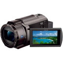 新品 ソニー SONY ビデオカメラ FDR-AX45 TI 4K 64GB 光学20倍 ブロンズブラウン Handycam